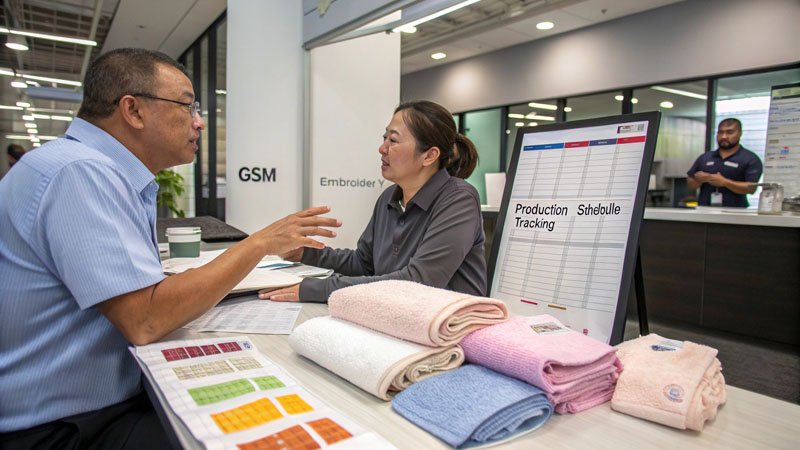 ordering wholesale towels